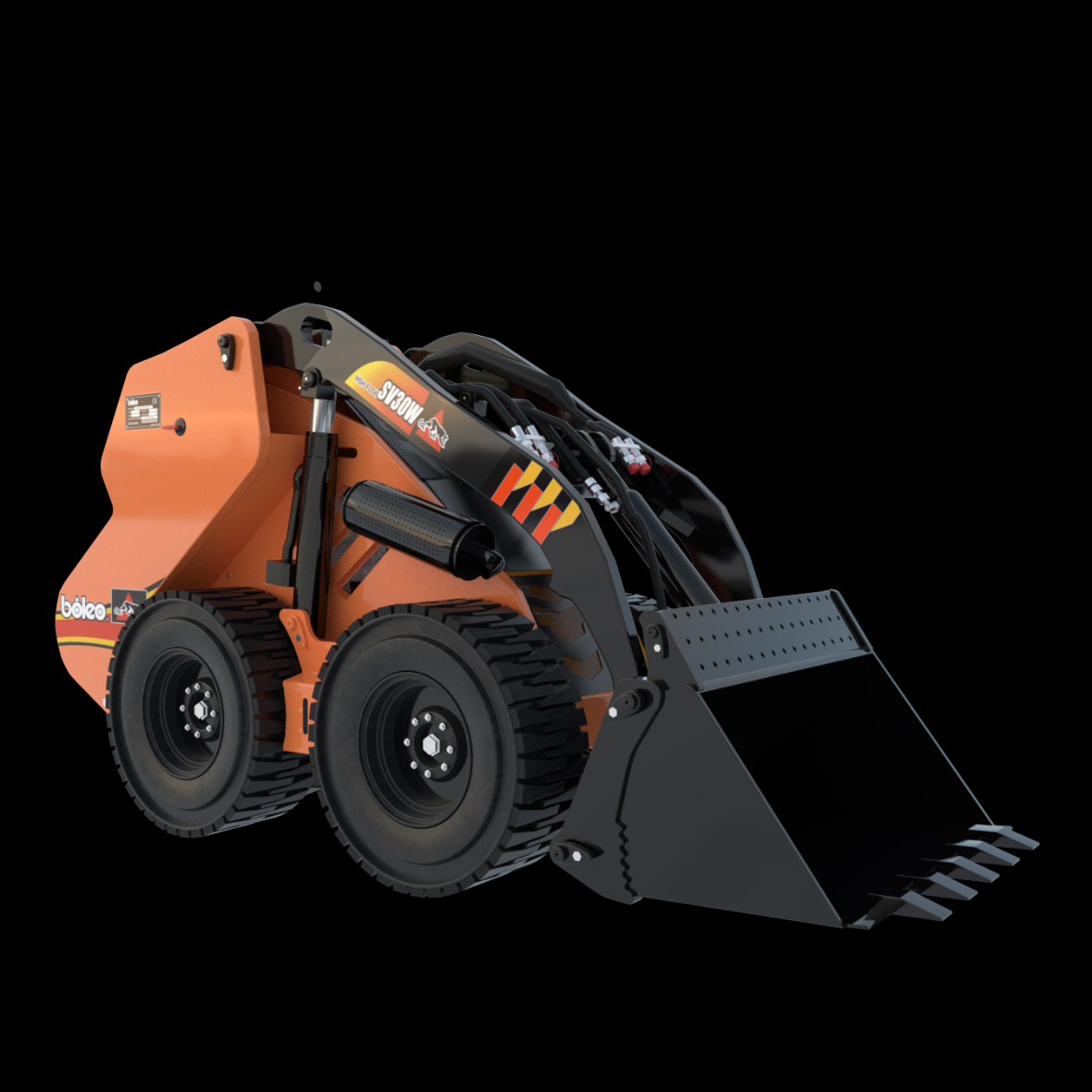 Commercial Mini Skid Loaders & Mini Ride On Skid Steers Boleo